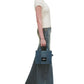 The Crystal Denim Small Tote Bag