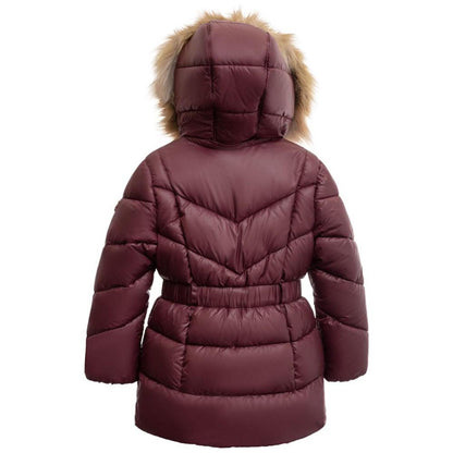 Toddler and Little Girls Heavy Weight Belted Jacket
