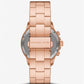Oversized Bryn Pavé Rose Gold-Tone Watch