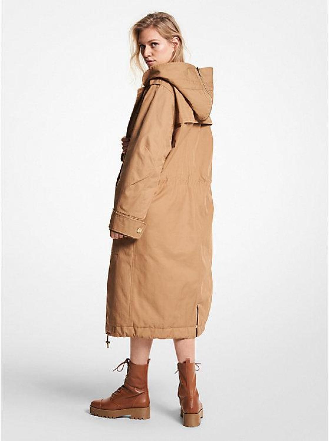 Water-Resistant Cotton Twill Parka