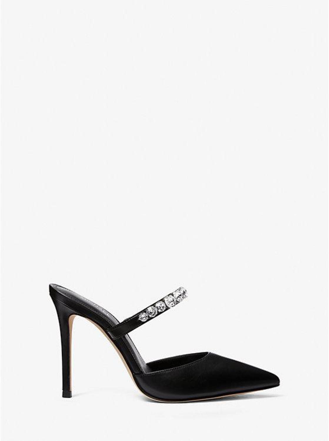 Jessa Embellished Leather Mule