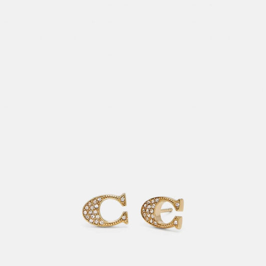 Coach Outlet Signature Stud Earrings