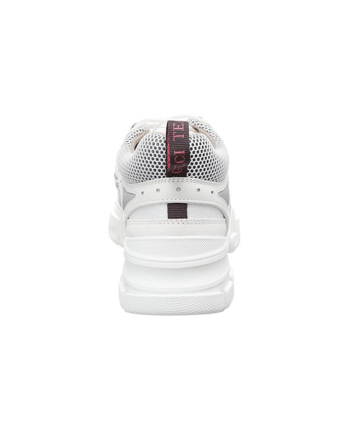 Gucci Flashtrek Leather & Mesh Sneaker