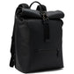 Beck Roll Top Backpack in Pebble Leather