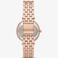 Mini Darci Pavé Rose Gold-Tone Watch