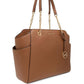 Michael Michael Kors Jacquelyn Logo Charm Medium Tote Bag