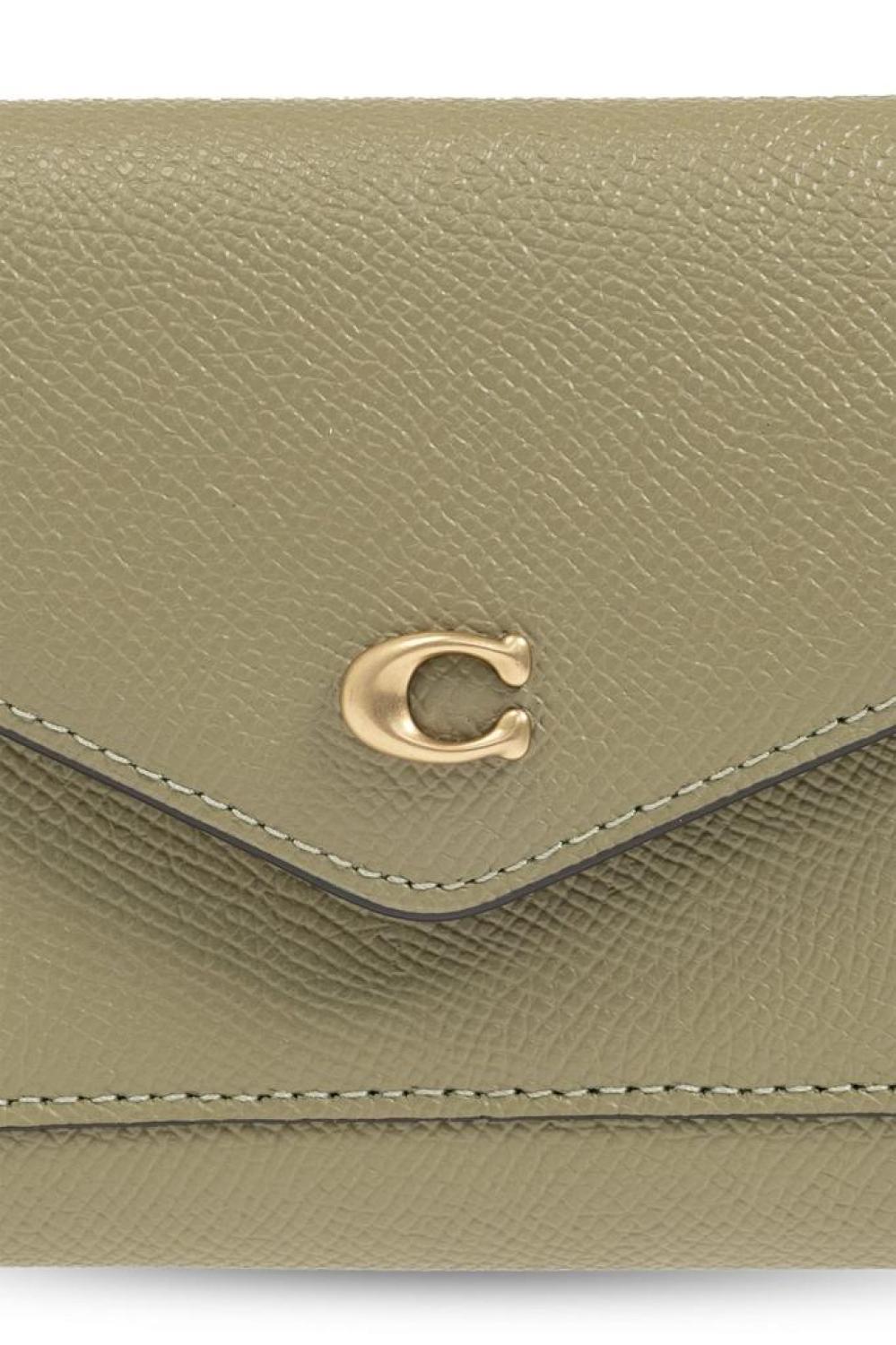 Coach Wyn Logo Plaque Small Wallet