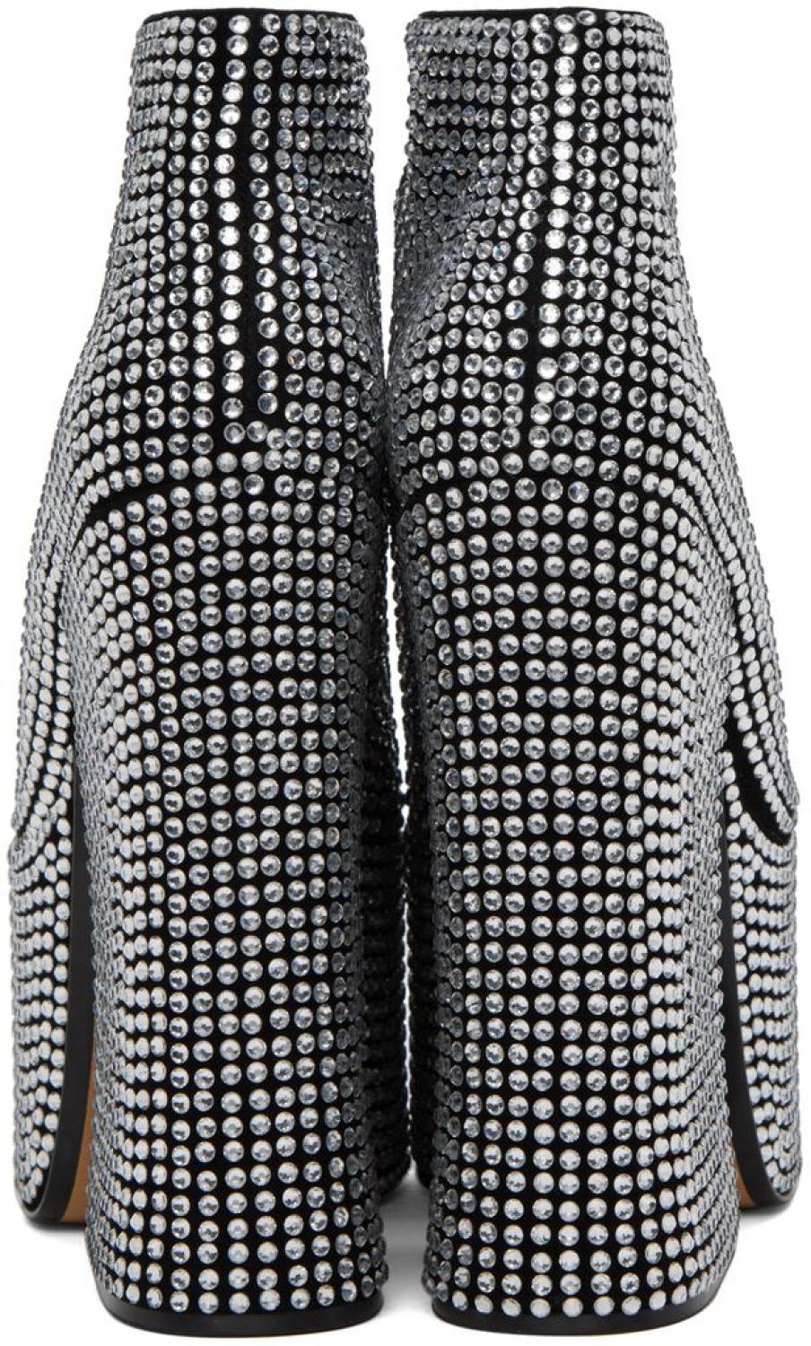 Black 'The Rhinestone Kiki' Heels