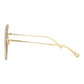 Chloe Cat Eye-Frame Metal Sunglasses
