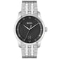 Men Principle Quartz Basic Calendar Silver-Tone Stainless Steel Watch 41mm