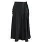 Max Mara Midi Skirt in Black Silk