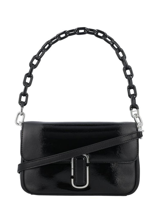 Marc Jacobs Logo Plaque Foldover Shoulder Bag