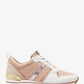 Dash Logo and Leather Trainer
