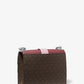 Greenwich Small Two-Tone Logo and Saffiano Leather Crossbody Bag