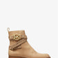 Rory Faux Leather and Logo Ankle Boot