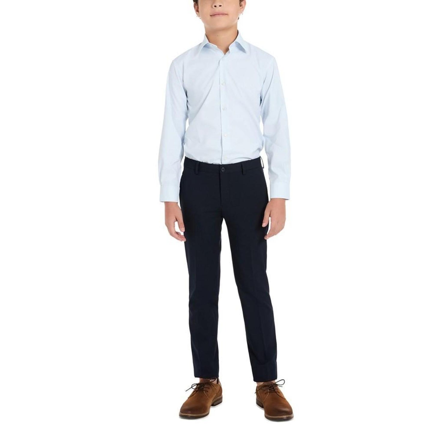 Big Boys Classic Fit Button Up Dress Shirt