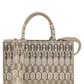 Furla Patterned Arco Jacquard Small Tote Bag