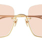 Gucci GG1279S W 005 Square Sunglasses