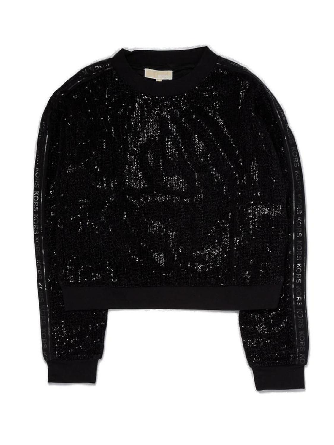 Michael Kors Kids Sequin Embellished Cropped Sweatshirt