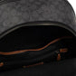 Coach Logo Detailed Zipped Backpack