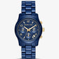Runway Navy-Tone Watch