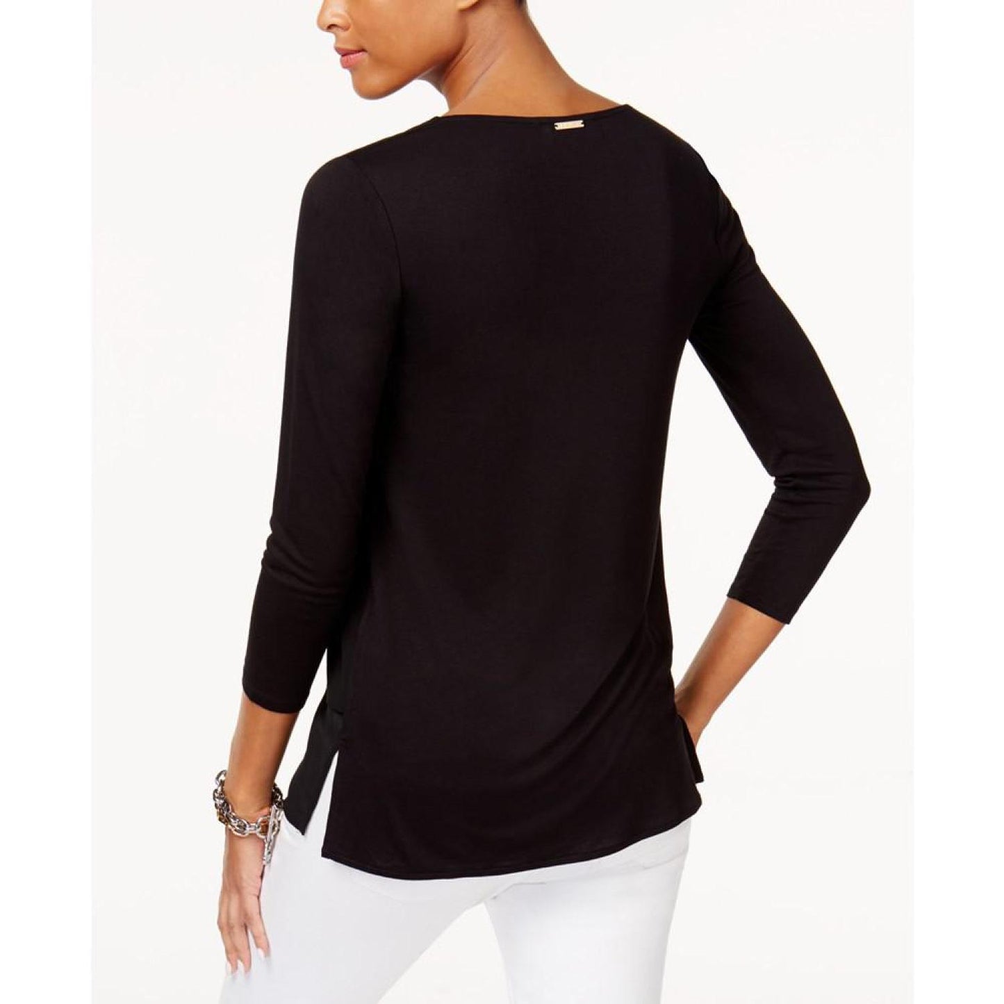 Women's Layered-Look Tunic Top, Regular & Petite Sizes