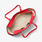Gilly Large Saffiano Leather Tote Bag