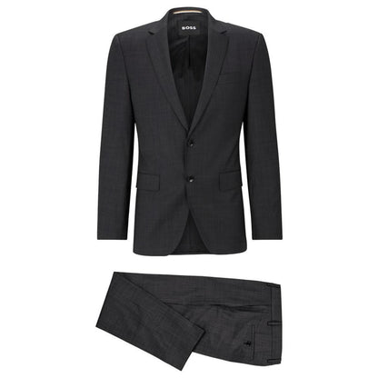 Men's Micro-Pattern Slim-Fit Suit