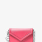 Jet Set Micro Saffiano Leather Envelope Crossbody Bag