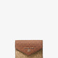 Jet Set Two-Tone Signature Logo Tri-Fold Wallet