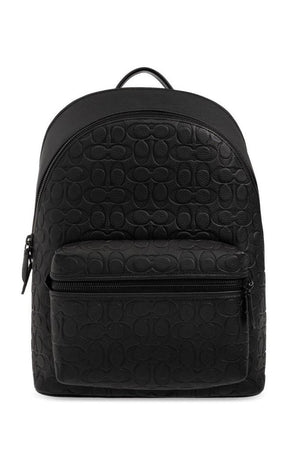 Coach Monogram Embossed Backpack