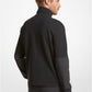 Logo Trim Cotton Blend Half-Zip Sweatshirt