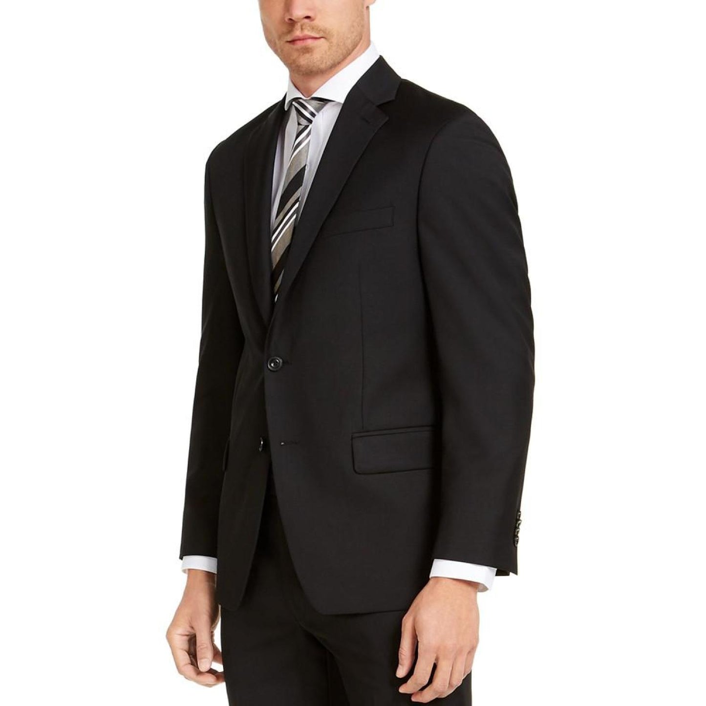 Men's Modern-Fit Airsoft Stretch Suit Jackets