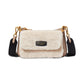 Double Up Faux Shearling Crossbody