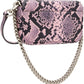 Pink & Black Croc 'The J Marc Mini' Shoulder Bag