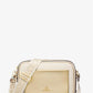 Maeve Large Canvas and Metallic Crossbody Bag