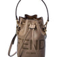 FENDI Mon Tresor Mini Leather Bucket Bag