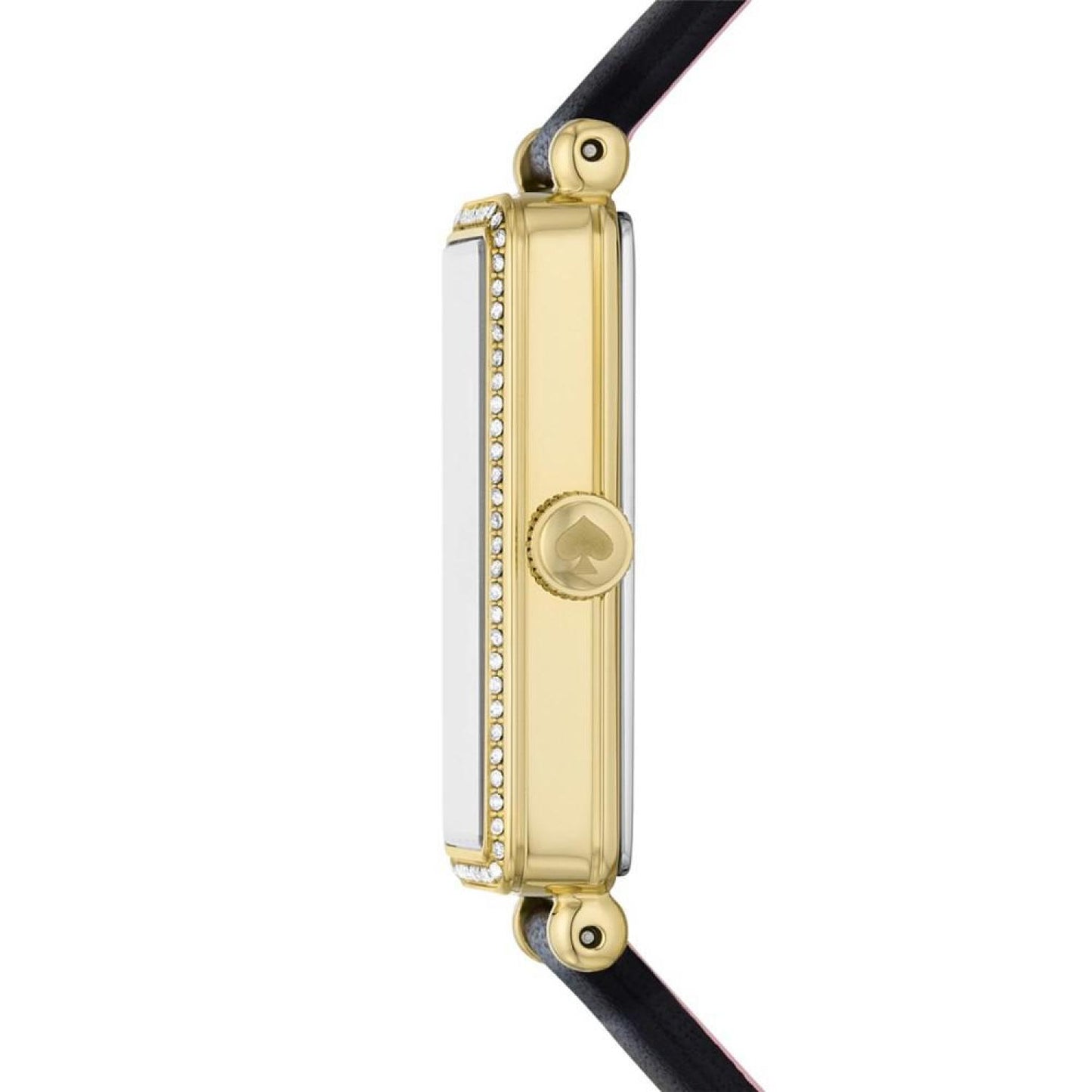 Women's Rosedale Three Hand Black Pro-Planet Leather Watch 32mm