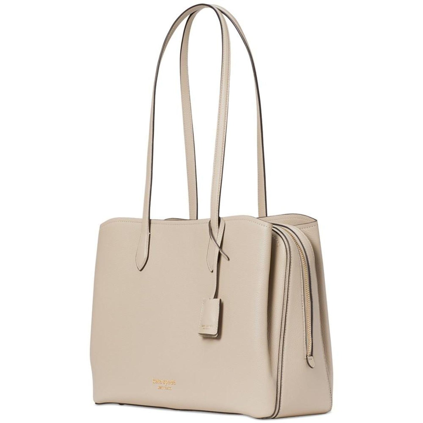 Hudson Pebbled Leather Large Work Tote
