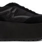 Black 'The Platform Jogger' Sneakers