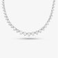 Sterling Silver Crystal Necklace