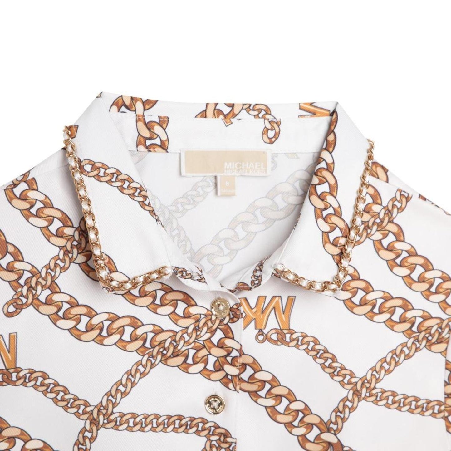 White Patterned Shirt