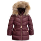 Toddler and Little Girls Heavy Weight Belted Jacket