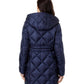 Hooded Long Quilt Puffer M426079C68