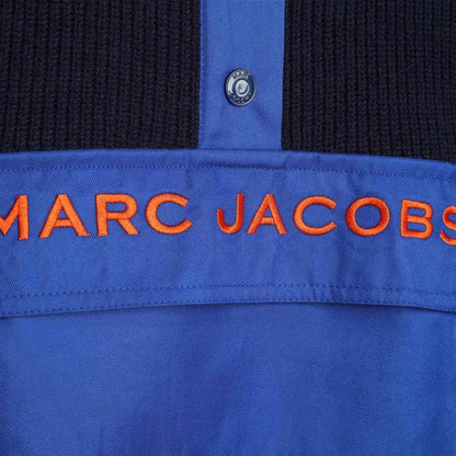 The Marc Jacobs Kids Logo Embroidered Knitted Top