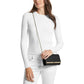 East West Large Leather Clutch