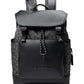 League Flap Backpack in Signature Jacquard