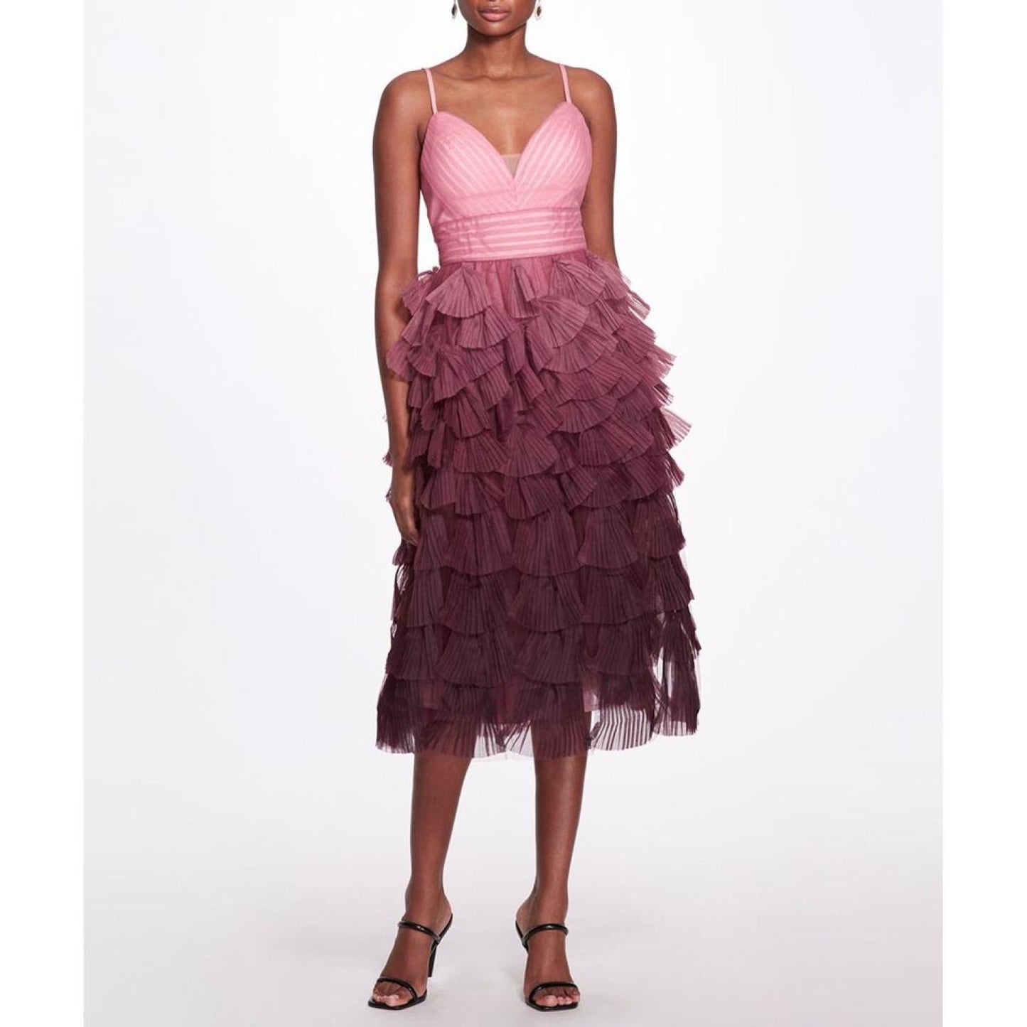 Tiered Ruffle Gown