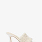 Tessa White Denim Mule Sandal