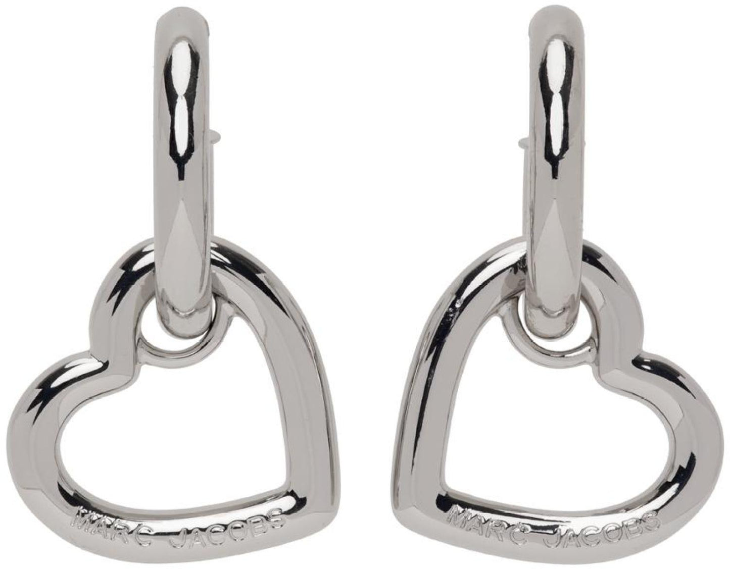 Silver 'The Charmed Heart' Earrings